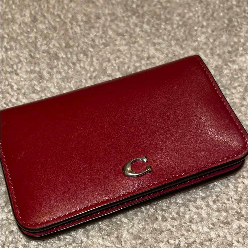 Coach Red Essential Wallet - Picture 11 of 14